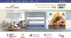 Desktop Screenshot of charitydine.com
