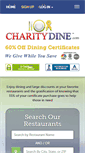 Mobile Screenshot of charitydine.com